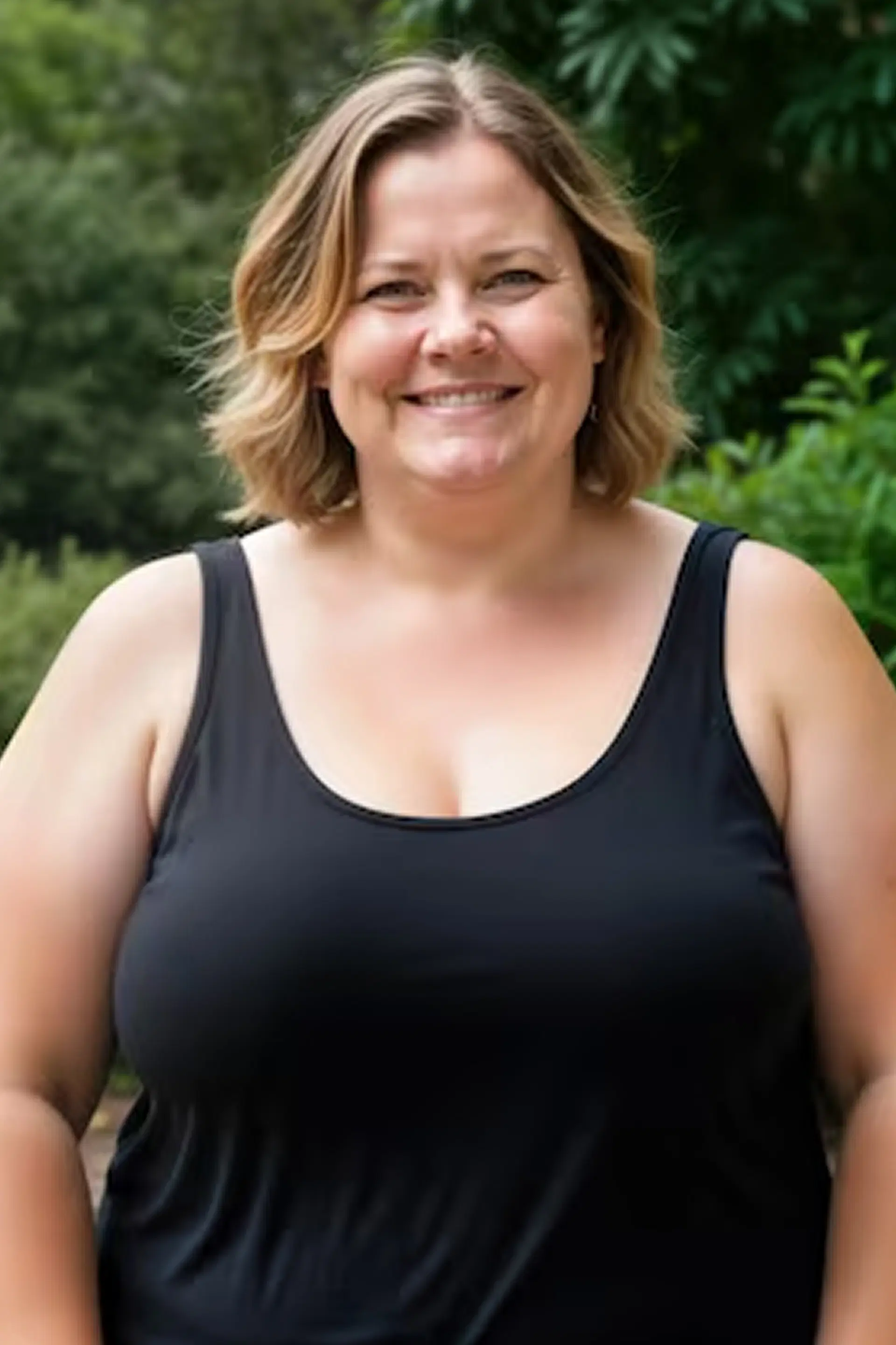 Sarah before GLP-1 treatment