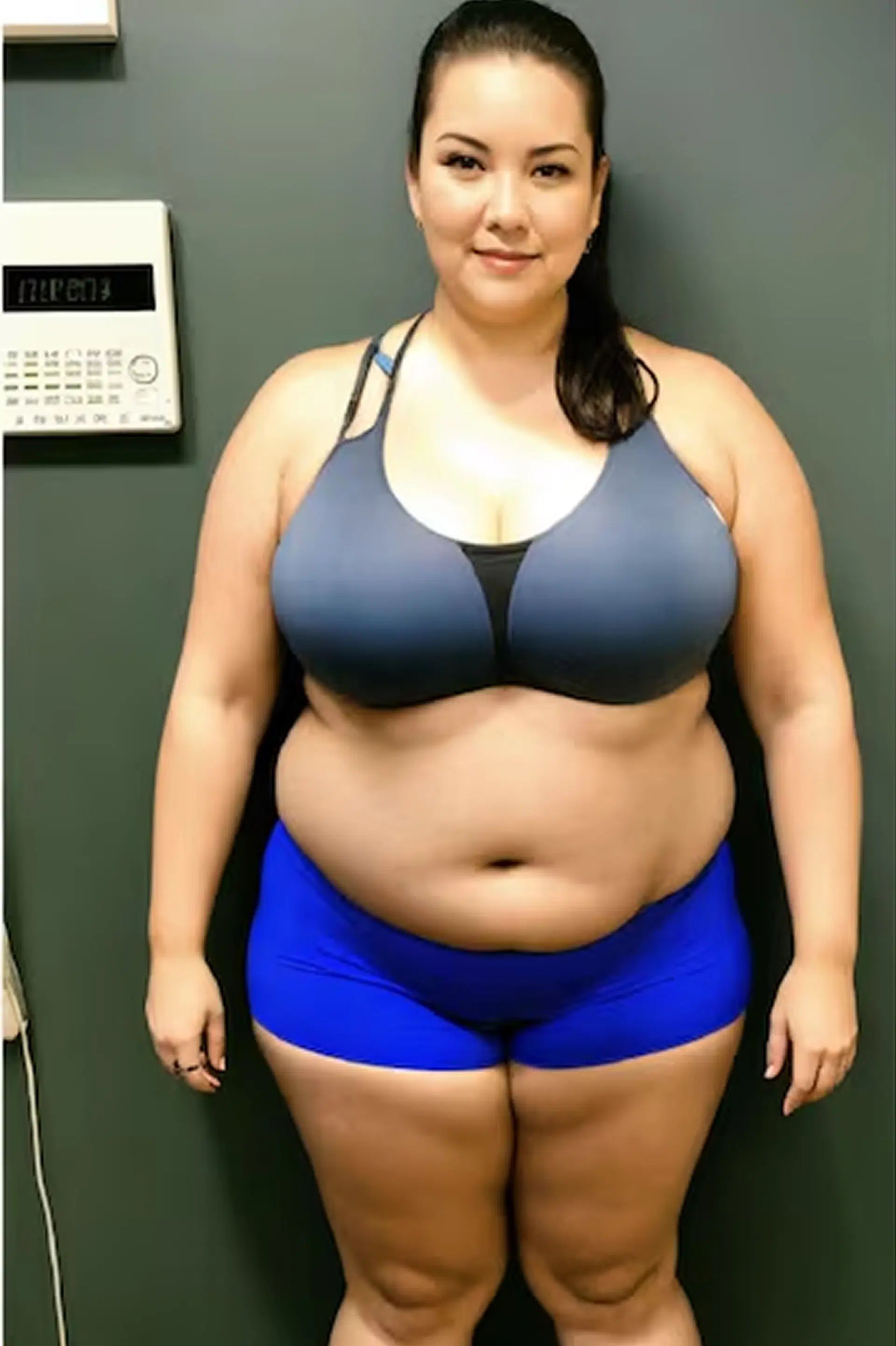 Amanda before GLP-1 treatment
