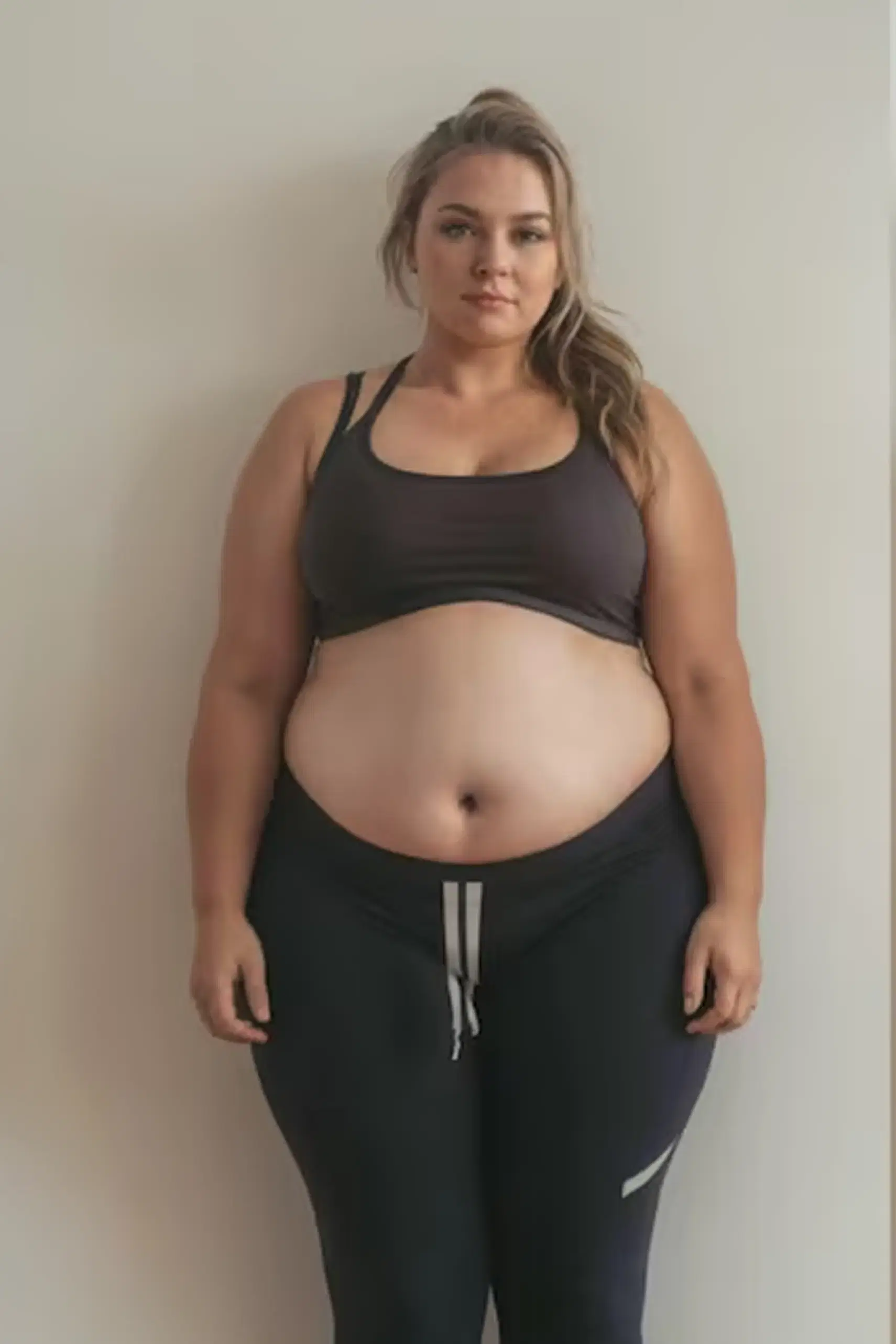 Lisa before treatment