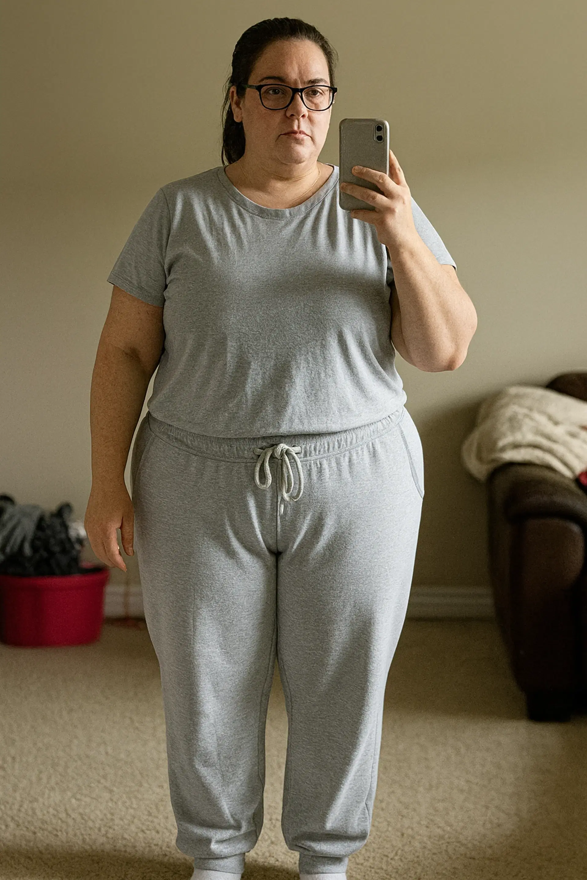 Rachel before treatment